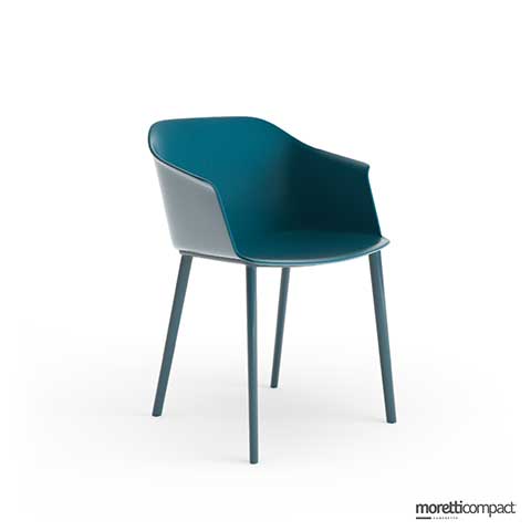 Poltroncina Mirò (basamento tono su tono)