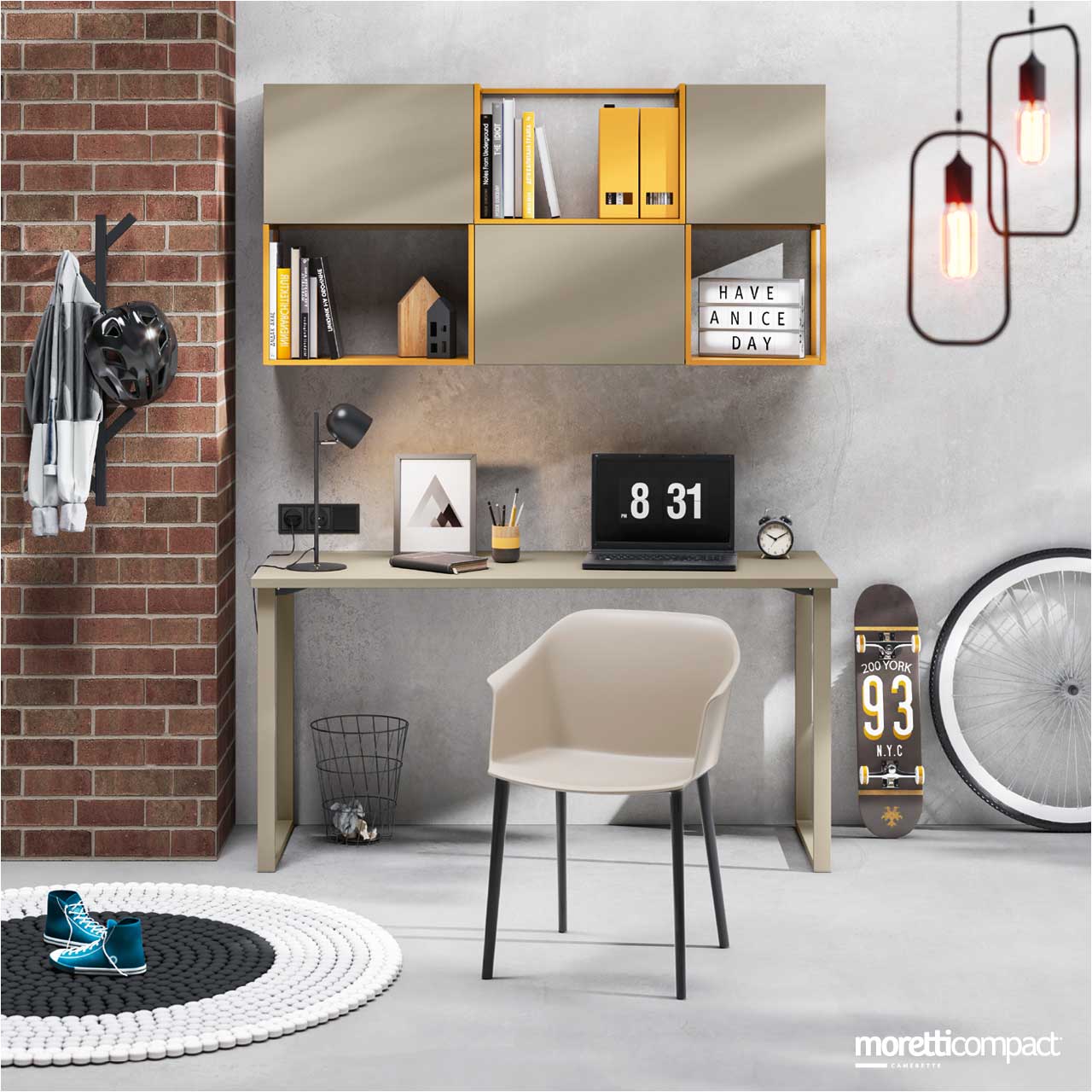 Zona studio con Airframe e Wallbox