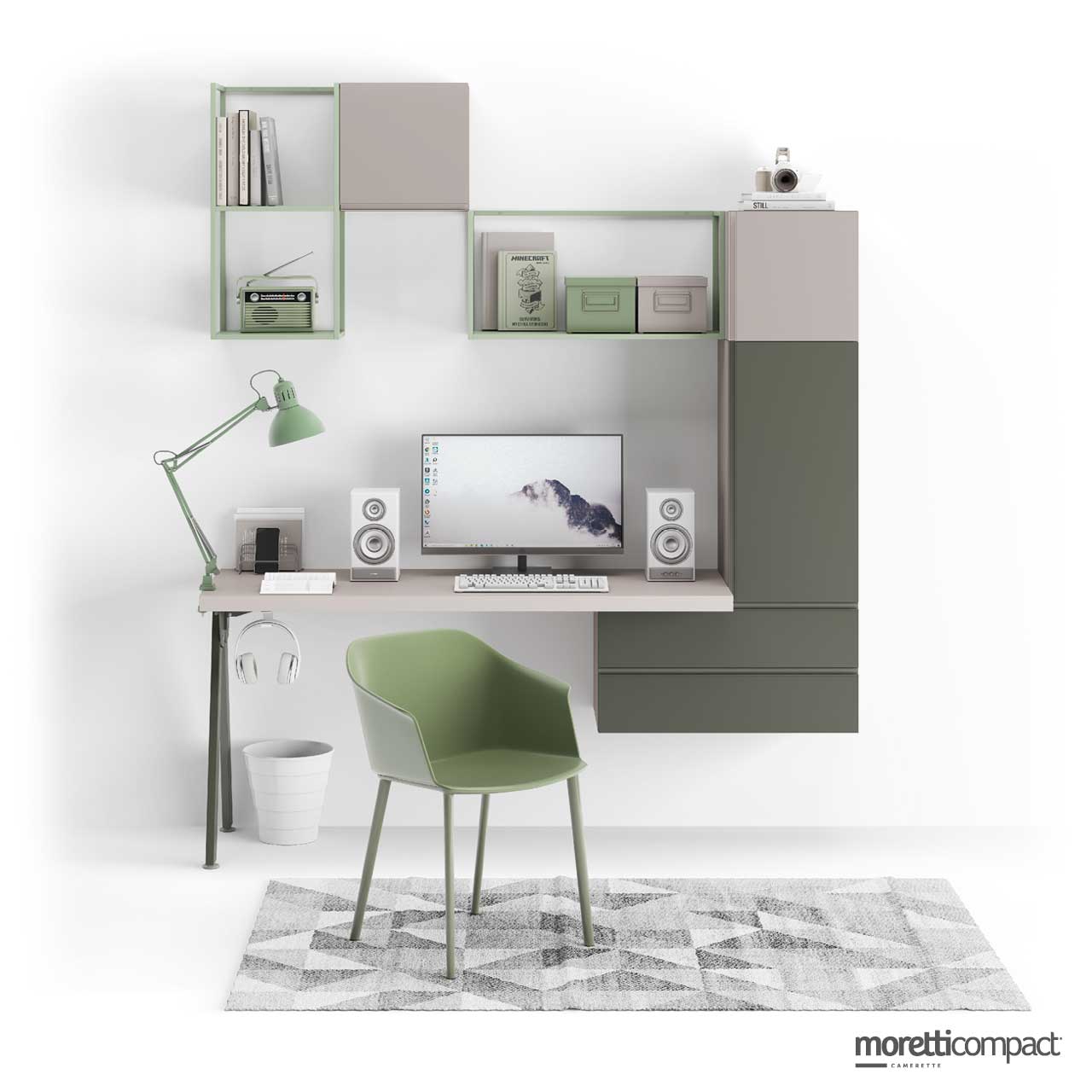 Zona studio con Airframe e Wallbox