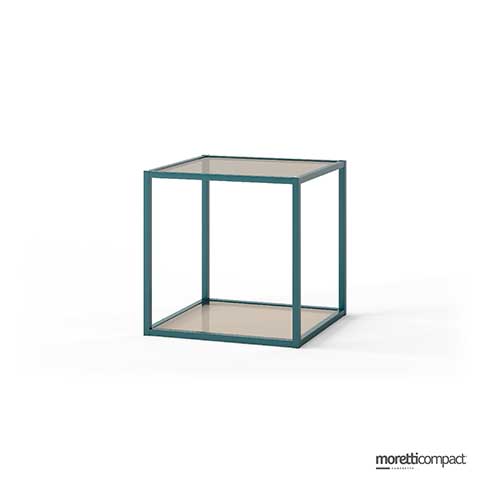 Cage con piani in vetro