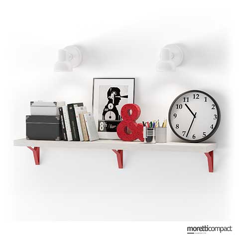 Mensole con reggimensole Wings