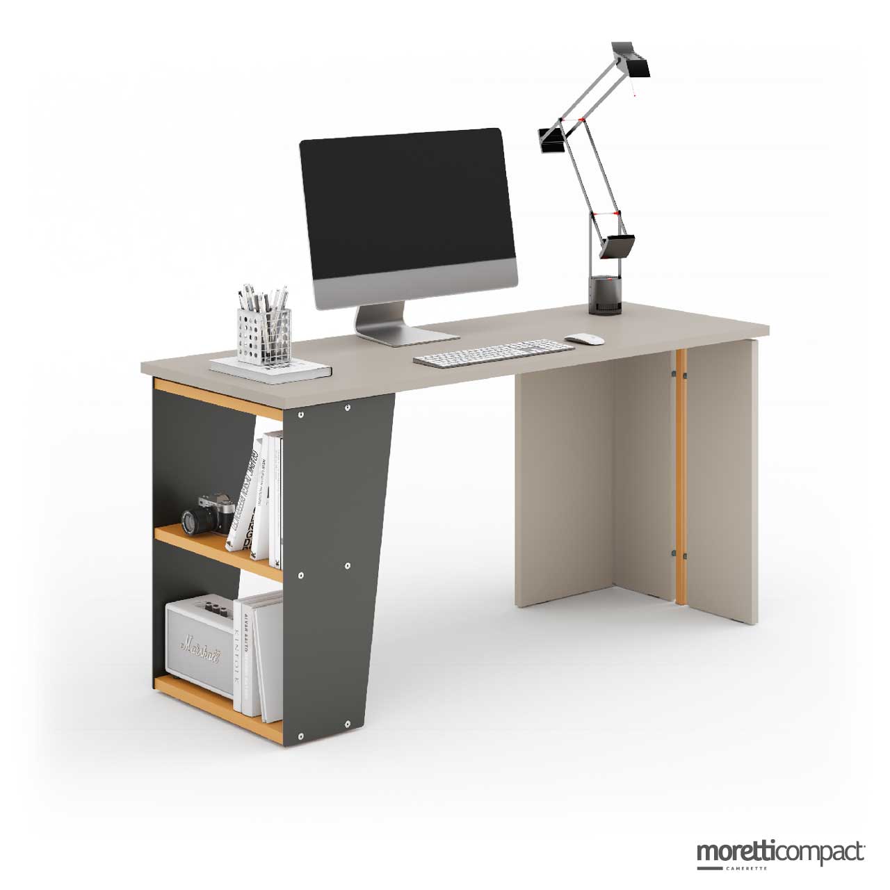 Scrivania con supporti Loop e Insert