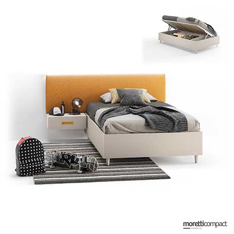 Sommier con pannello Wally