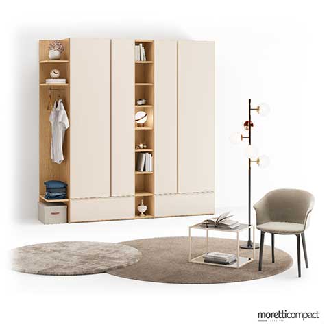 Armadio battente con terminale