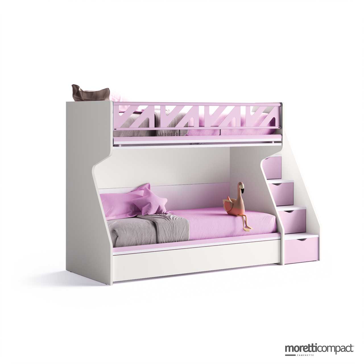 Level Flow con secondo letto e scala modulare laterale