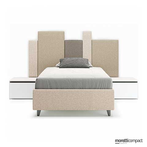 Sommier con testata Tetris