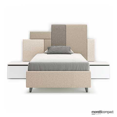 Sommier con testata Tetris