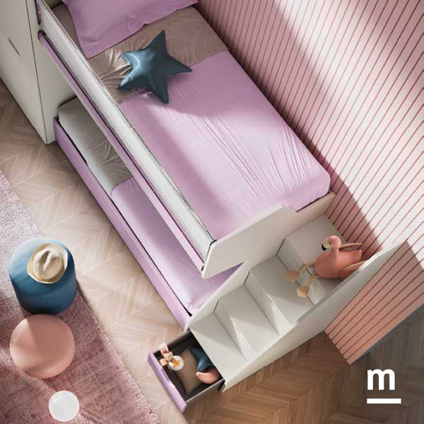 Soppalco Level con scala laterale