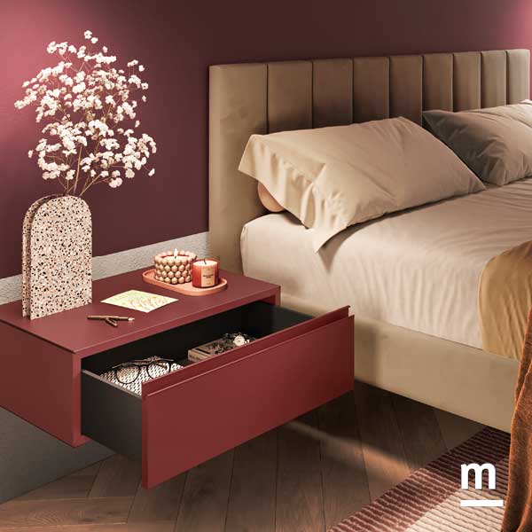 Wallbox sospeso con maniglia gola