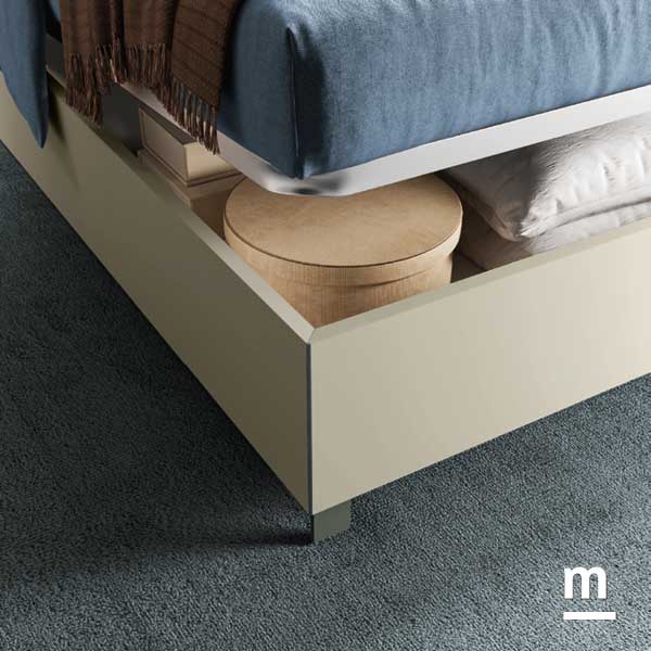 Letto con contenitore